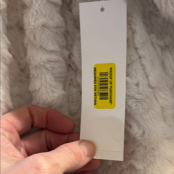 Plush Cream Hooded Cardigan - Picture 2 of 7